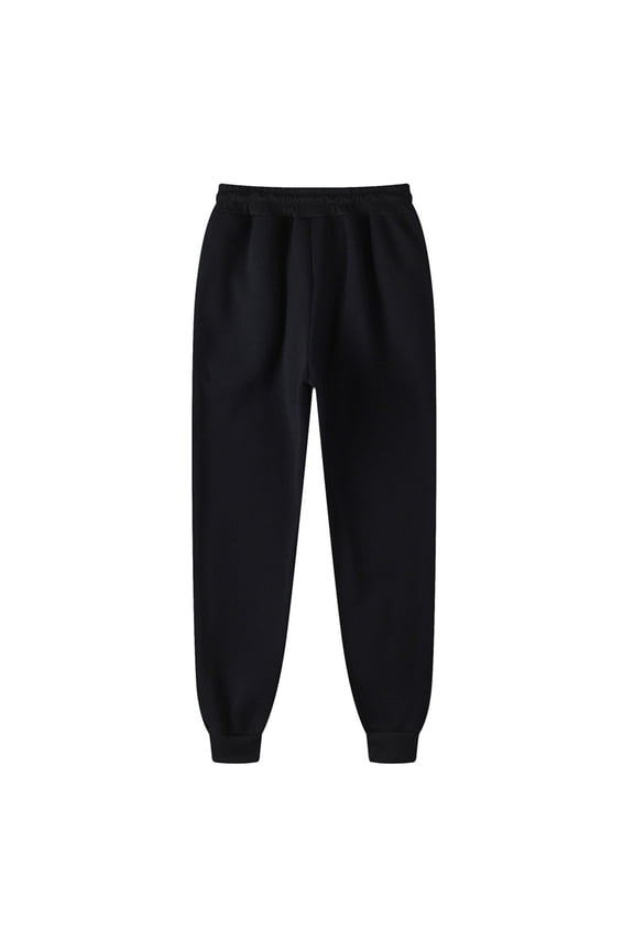 Awdenio Mens Fleece Active Athletic Workout Jogger Elastic Waist Full Length Hip-hop Sweatpants for Men with Pocket and Drawstring