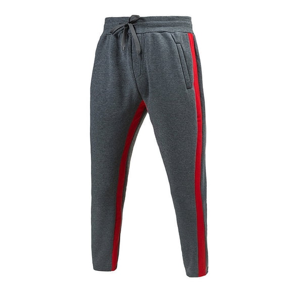 Awdenio Mens Fleece Active Athletic Workout Jogger Elastic Waist Full Length Sweatpants for Men with Pocket and Drawstring