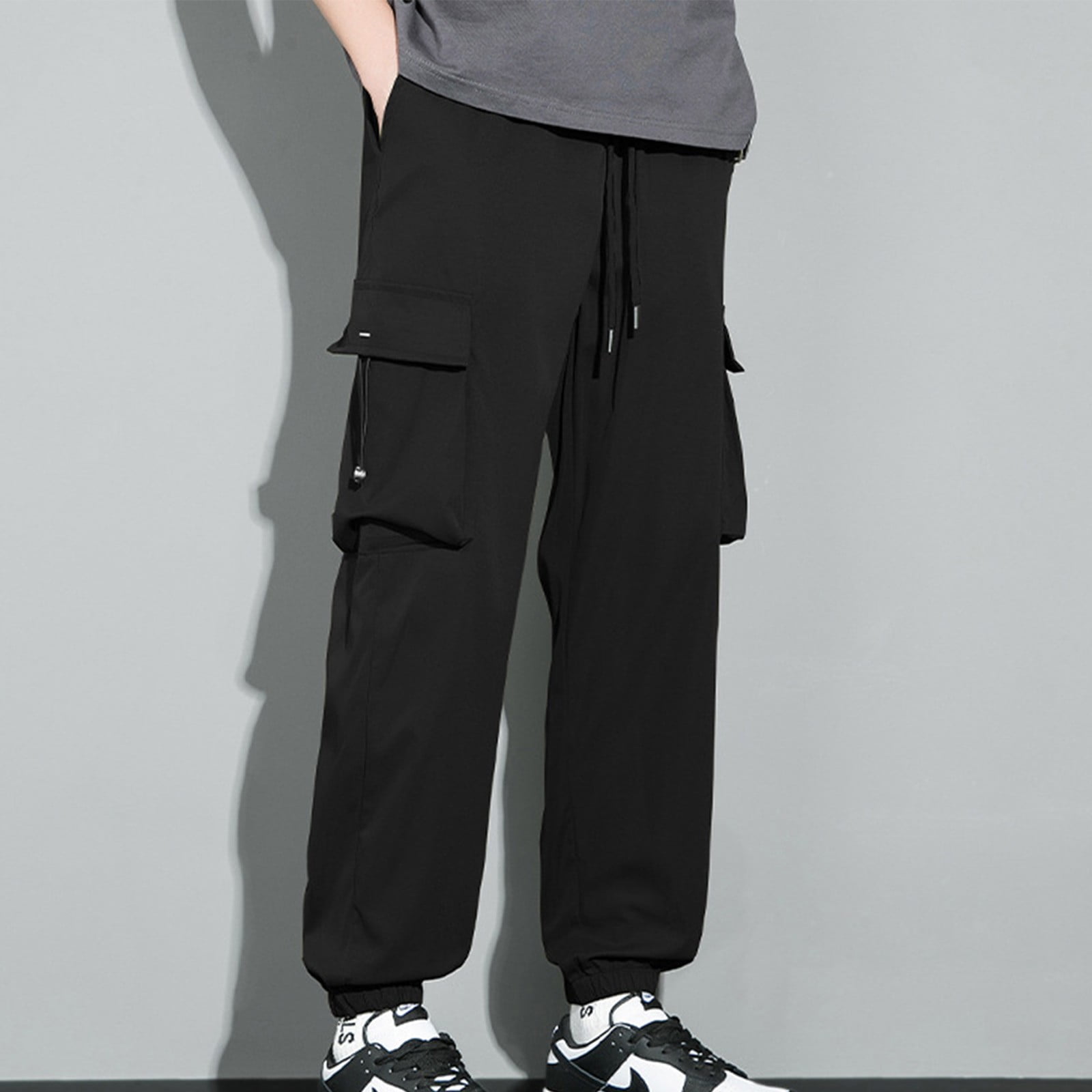 Awdenio Mens Full Length Pants Clearance Fashion Trend Loose Hip Hop