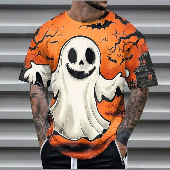 Awdenio Mens Graphic T-shirts Casual Short Sleeve Tee Tops Crewneck Shirt for Running Athletic