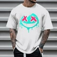 thumbnail image 1 of Awdenio Mens Graphic T-shirts Ghost Shirt Loose Fit Round Neck Cute Funny Tee Halloween Party Short Sleeve Tops, 1 of 5