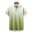 thumbnail image 1 of Awdenio Mens Graphic T-shirts Short Sleeve Button Down Shirts Casual Geadient Button Up Shirts Hawaiian, 1 of 6