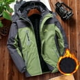 thumbnail image 1 of Awdenio Mens Jackets Waterproof Lightweight Outdoor Zip Up Hooded for Hiking Skiing, 1 of 7