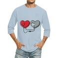 Awdenio Mens Long Sleeve Shirt Clearance Valentines Tops St Valentine