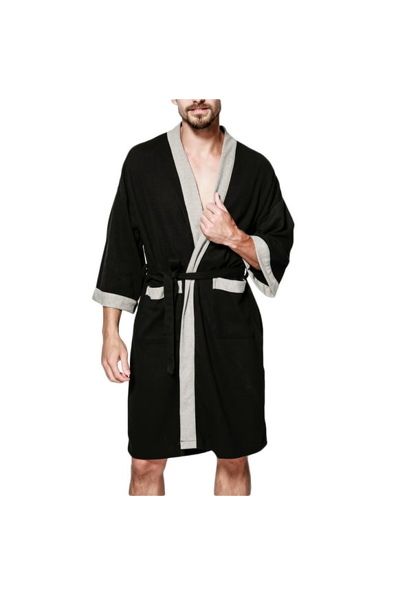 Mens Pajama Robes s Robe Winter Loose Fallow Couples Elegant Bathrobe Comfy Long Nightgown Nightgown