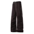 thumbnail image 1 of Awdenio Mens Pants Casual Baggy Loose Fit Lightweight Water Resistant Pants With Multi Zipper Pockets, 1 of 7