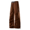 thumbnail image 1 of Awdenio Mens Pants Casual Baggy Loose Fit Lightweight Water Resistant Pants With Multi Zipper Pockets, 1 of 7