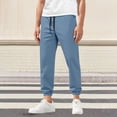 thumbnail image 1 of Awdenio Mens Pants Casual Chino Pants Drawstring Stretch Waist Fit Cotton Twill Trousers, 1 of 7