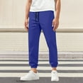 thumbnail image 1 of Awdenio Mens Pants Casual Chino Pants Drawstring Stretch Waist Fit Cotton Twill Trousers, 1 of 7