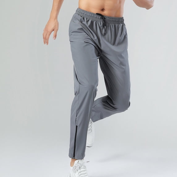 Awdenio Mens Pants Track Pants Hiking Lightweight Quick Dry Athletic Workout Casual Active Jogger Sweatpants Zipper Pockets Perfect for Weekend Casual, Spring and Fall Outdoor Fitness