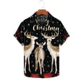 thumbnail image 1 of Awdenio Mens Shirts Christmas Hawaiian Shirt for Men Short Sleeve Button Down Plaid Santa Vacation Dress Shirts,Size 2XL, 1 of 5