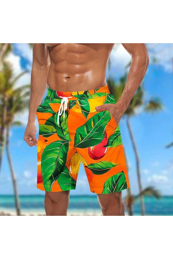 Mens Shorts Casual Swim Trunks Quick Dry Bathing Suit Lightweight Swimming Shorts
