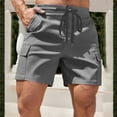 thumbnail image 1 of Awdenio Mens Shorts Stretch Cargo Shorts Zipper Pocket Relaxed Fit Shorts, 1 of 8