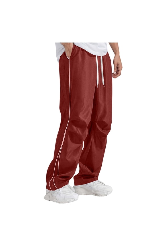 Mens Sweatpants Relaxed Fit Sport Pants Jogger Sweatpants Drawstring Outdoor Trousers with Pockets