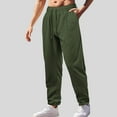 thumbnail image 1 of Awdenio Mens Sweatpants Sweatpants Cotton Elastic Bottom Joggers with Pockets Active Athletic Baggy Running Sweat Pants, 1 of 7