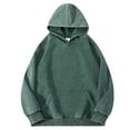 thumbnail image 1 of Awdenio Mens Sweatshirt Loose Fit Sweatshirt Fall Winter Thick Hoodie Jacket, 1 of 2