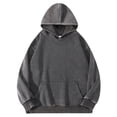 thumbnail image 1 of Awdenio Mens Sweatshirt Loose Fit Sweatshirt Fall Winter Thick Hoodie Jacket, 1 of 2