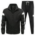 thumbnail image 1 of Awdenio Mens T Shirts Casual Active Tracksuits Full Zip Sports Jogging Suits Sets Athletic Running 2 Piece Sweatsuits with Zip, 1 of 8