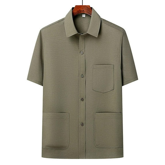 Awdenio Mens T-Shirts Quarter Zip Short Sleeve Textured Casual Golf Shirt Summer Stretchy Slim Fit Collared T Shirts
