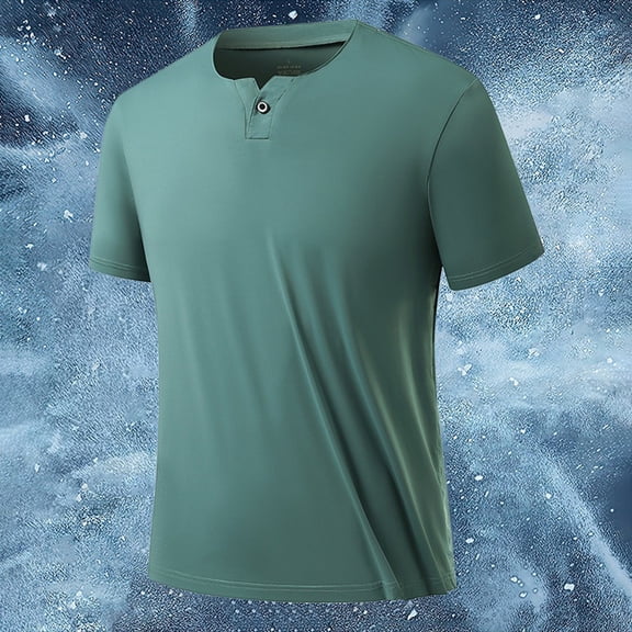 Awdenio Mens T-shirts Quick Dry Summer Shirt Casual Short Sleeve Moisture Wicking T Shirts