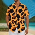 thumbnail image 1 of Awdenio Mens T-shirts Short Sleeve Shirts Casual Novelty Printed Vintage Bowling Shirt Cuba Beach Summer Shirts Button Up Shirt, 1 of 5