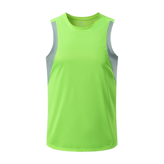 Awdenio Mens Tank Top Round Neck Top Quick Drying Top Loose And Breathable Casual Fitness Sleeveless Shirt Running And Sports for Gym & Outdoor Workouts,Size M-3XL