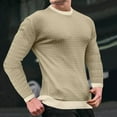 thumbnail image 1 of Awdenio Mens Tops Long Sleeve, Men Casual Fashion Round Neck with Pocket Pullover Long Sleeve Tops Sweatshirt, 1 of 6