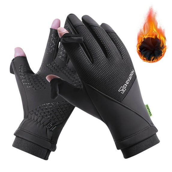 Awdenio Mens Womens Winter Gloves Adjustable Windproof Warm for Work Lightweight Thermal Cold Weather Gloves for Driving Cycling Running Riding