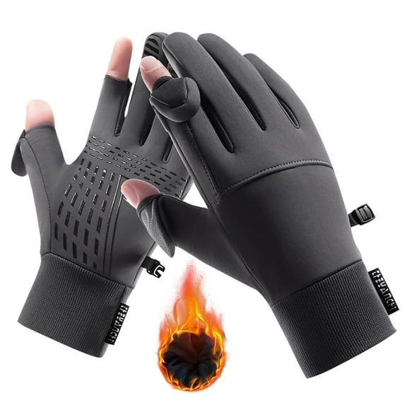 Awdenio Mens Womens Winter Gloves Adjustable Windproof Warm for Work Lightweight Thermal Cold Weather Gloves for Driving Cycling Running Riding