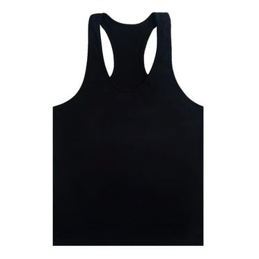 Awdenio New Summer Tank Tops for Men Workout Fitness Sports Round Neck Solid Color Sleeveless Casual Thin Strap Loose T Shirts Vest