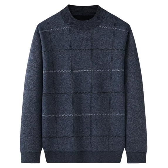 Awdenio Oversized Sweater Crewneck Pullover Long Sleeve Chunky Knit Sweater Winter Texture Knitted Sweaters