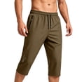 thumbnail image 1 of Mavick Pants for Men Athletic Running Gym Workout Quick Dry Lightweight Sports Capris Pants, 1 of 8