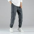 thumbnail image 1 of Awdenio Pants for Men Cargo Pants Joggers Drawstring Elastic Waist Casual Pant Husky Hiking Athletic Pants, 1 of 6