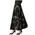 thumbnail image 1 of Awdenio Plaid Skirt Women Fashion Pocket Long Skirt Sexy Women High Print Fashion Long Skirt, 1 of 8