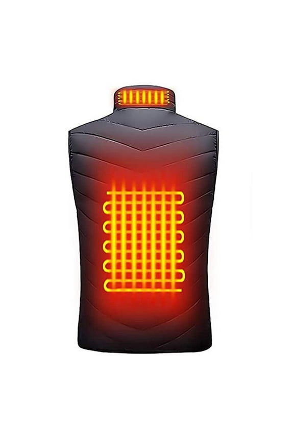 Awdenio Plus Size Heated Vest For Men And Women Dual Control 4 Heating Vest Heated Jacket Winter Heating Vest, Size L-4XL