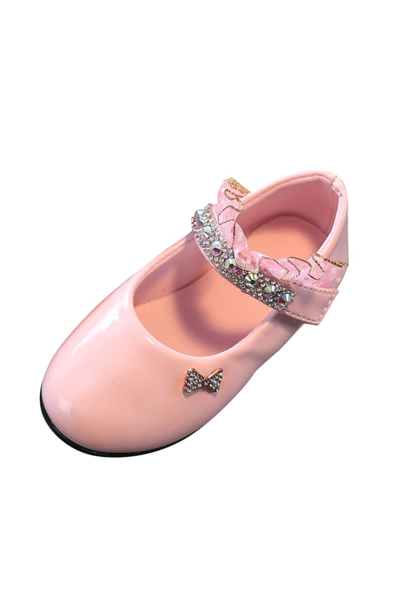 Awdenio Prom Shoes Soft Soled Princess Fashionable Student Leather Dance Fashionable Flat Bottomed Performance Shoes