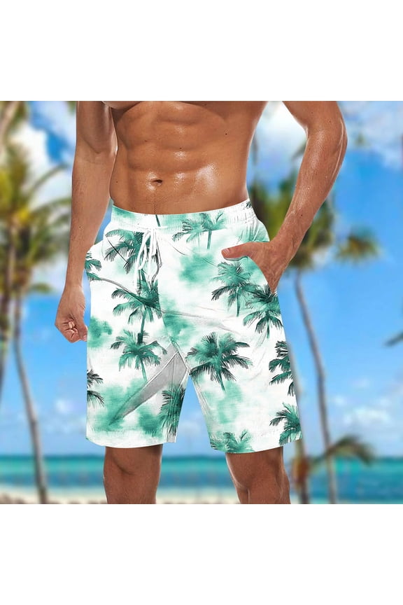 Running Shorts for Men Big and Tall Swim Trunks Mesh Lining Plus Size Swim Shorts Beach Board Shorts