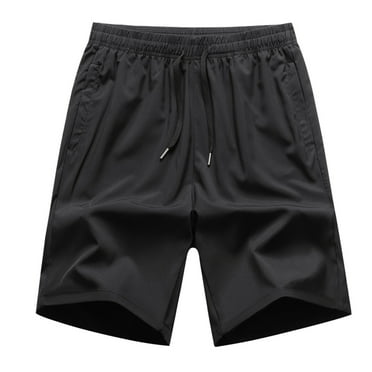 Awdenio Running Shorts for Men Elastic Waist Casual Active Shorts Solid Drawstring Athletic Workout Shorts with Pockets