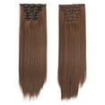 thumbnail image 1 of Awdenio Sales Real As Remy Fashion Hair Long Clip in Hair Extensions Full Straight Wig, 1 of 4
