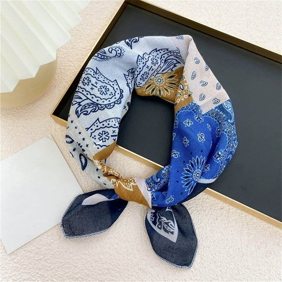 Awdenio Scarf/Shawl for Women , Pleated Solid Color Small Scarf Female Plain Four Seasons Light Paragraph Silk Scarf Spring Scarf Decorative Scarf Neck On