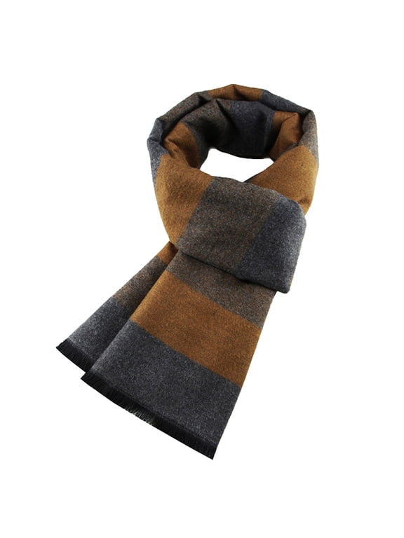 Scarf for Women Men Reversible Elegant Classic Thernal Feel Scarves for Fall Winter