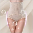 thumbnail image 1 of Awdenio Shapewear for Women Plus Size , Women's Abdomen Pants Three-Breasted Reinforced Body Shaping Pants Waist Stomach Buttocks Corset Panties Shapewear, 1 of 7