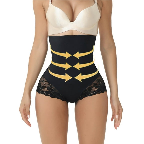 Awdenio Shapewear for Women Plus Size , Ladies Body Shaper Abdominal Lifter Hip Shaper High Waist Stretch Slimming Body Corset Shaping Pants