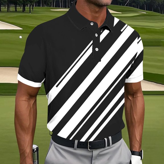 Awdenio Shirts for Men 3D Graphic Button Down Short Sleeve Tropical Holiday Beach Shirt