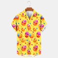 thumbnail image 1 of Awdenio Shirts for Men Hawaiian Shirt Short Sleeves Button Down Beach Casual Shirts with Pocket, 1 of 4