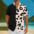 thumbnail image 1 of Awdenio Shirts for Men Short Sleeve Shirts Casual Novelty Printed Vintage Bowling Shirt Cuba Beach Summer Shirts Button Up Shirt, 1 of 5