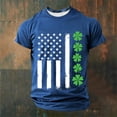 thumbnail image 1 of Awdenio Shirts for Men St Patricks Day Shirt: Irish Shamrock T Shirt Clover Saint Patricks Day Short Sleeve Tee Tops, 1 of 4