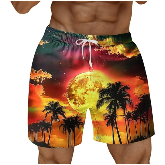 Awdenio Shorts Men Novelty Beach Shorts Quick Dry Swimwear Sports Running Swim Board Shorts
