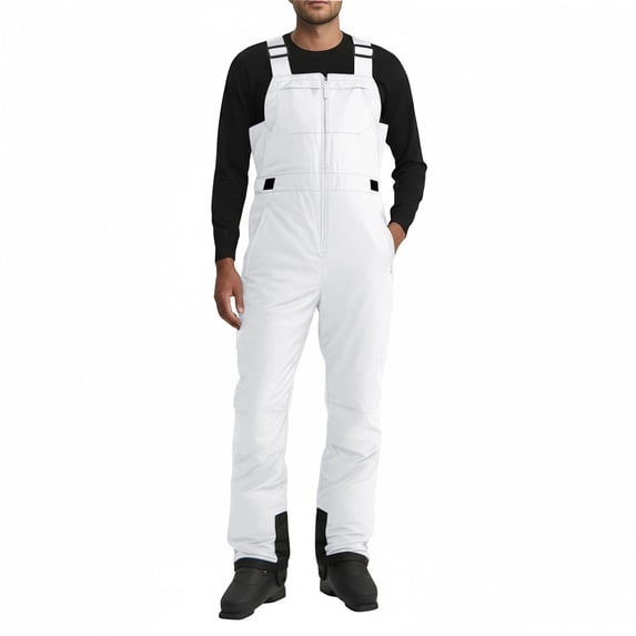 Awdenio Ski Pants Men Winter Insulated Waterproof Snowpants Fleece Snowboarding Overalls Snowbibs
