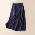 thumbnail image 1 of Awdenio Skirt for Women Plus Size Clearance Women Printed Cotton and Linen MIDI Style Skirt Drawstring Skirt, 1 of 6